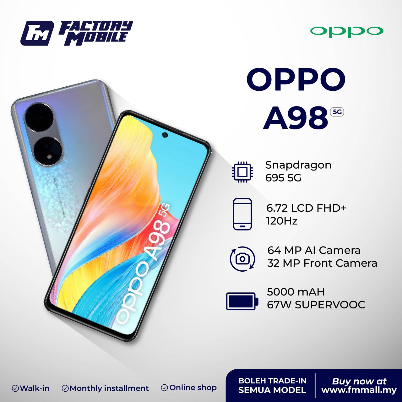 Enjoy exclusive user benefits with new all-rounder OPPO A98 5G via